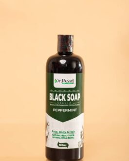 Peppermint Black Soap Body Wash