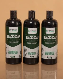 Peppermint Black Soap Body Wash