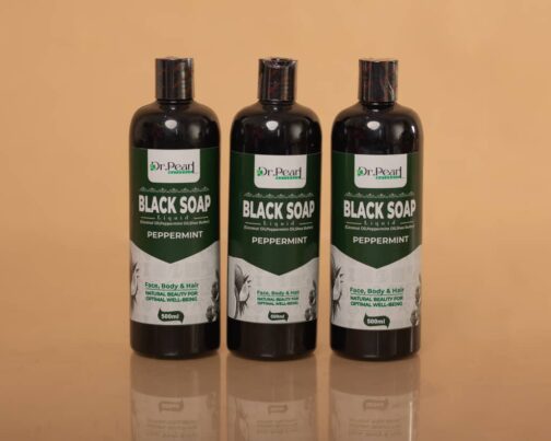 Peppermint Black Soap Body Wash - Image 2