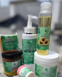 5D Snow whitening body milk set