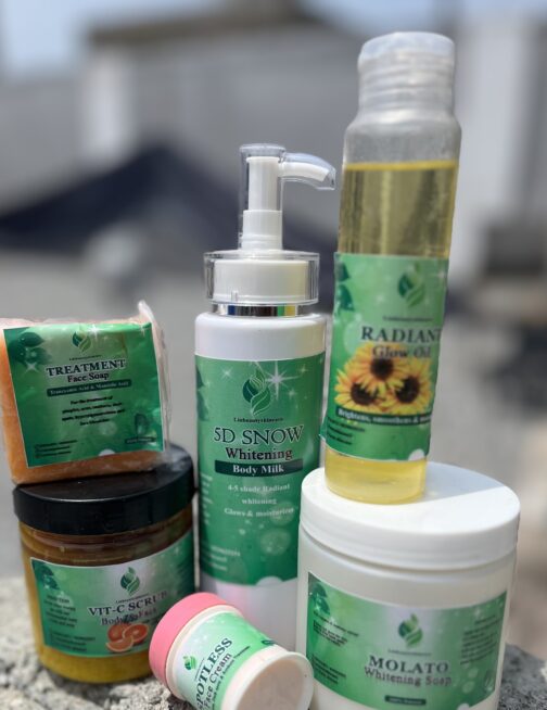 5D Snow whitening body milk set